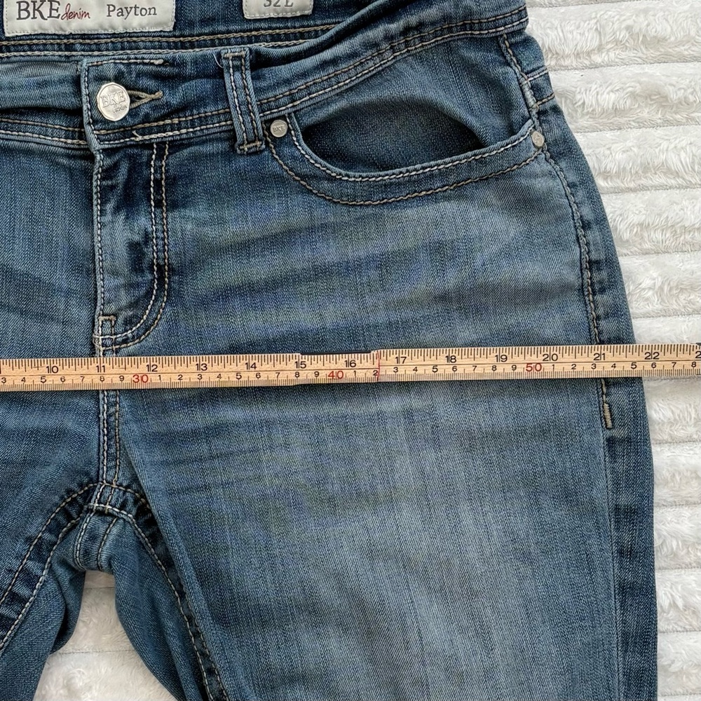 BKE DENIM Jeans Payton Mid Rise Light-Medium Wash 32 Long - Picture 10 of 14